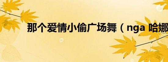 那个爱情小偷广场舞（nga 哈娜）