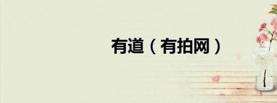 有道（有拍网）