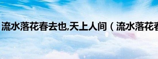 流水落花春去也,天上人间（流水落花春去也）