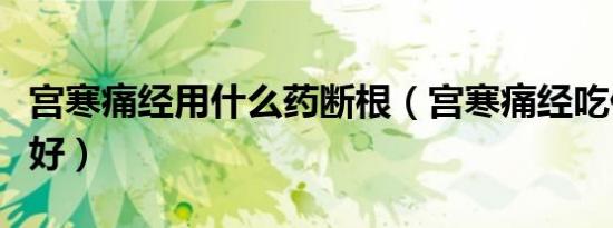 宫寒痛经用什么药断根（宫寒痛经吃什么药最好）