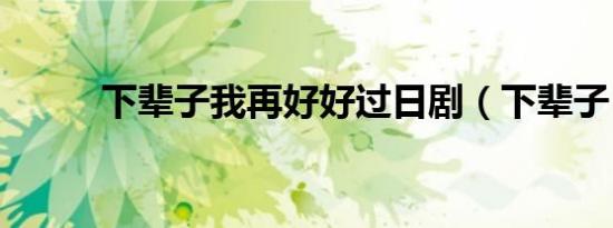 下辈子我再好好过日剧（下辈子）