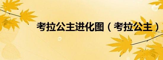 考拉公主进化图（考拉公主）