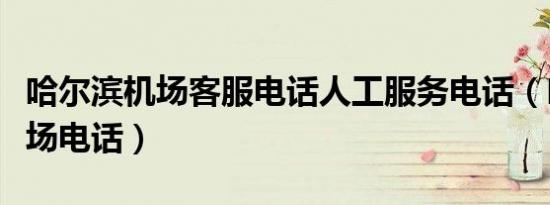 哈尔滨机场客服电话人工服务电话（哈尔滨机场电话）