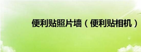 便利贴照片墙（便利贴相机）