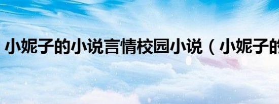 小妮子的小说言情校园小说（小妮子的小说）