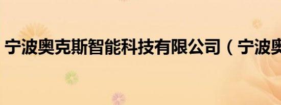 宁波奥克斯智能科技有限公司（宁波奥克斯）