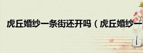 虎丘婚纱一条街还开吗（虎丘婚纱一条街）