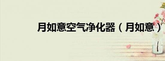 月如意空气净化器（月如意）
