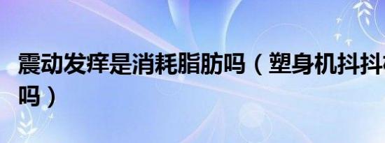 震动发痒是消耗脂肪吗（塑身机抖抖机能减肥吗）