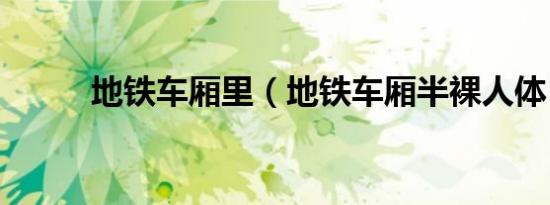 地铁车厢里（地铁车厢半裸人体）