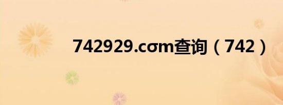 742929.cσm查询（742）