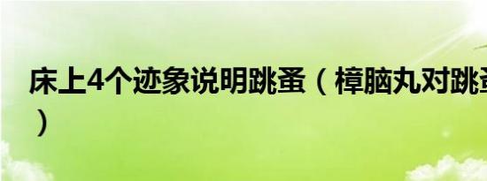 床上4个迹象说明跳蚤（樟脑丸对跳蚤有用吗）