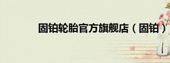 固铂轮胎官方旗舰店（固铂）
