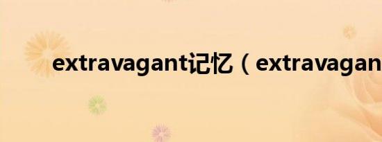 extravagant记忆（extravagant）