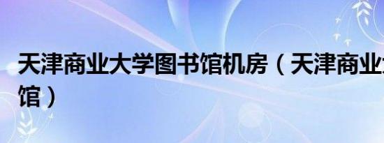 天津商业大学图书馆机房（天津商业大学图书馆）
