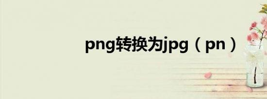 png转换为jpg（pn）
