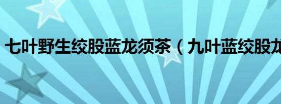 七叶野生绞股蓝龙须茶（九叶蓝绞股龙须茶）