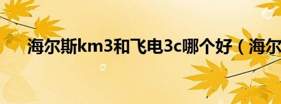 海尔斯km3和飞电3c哪个好（海尔斯）