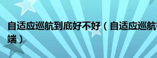 自适应巡航到底好不好（自适应巡航有什么弊端）