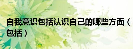 自我意识包括认识自己的哪些方面（自我意识包括）