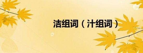 洁组词（汁组词）