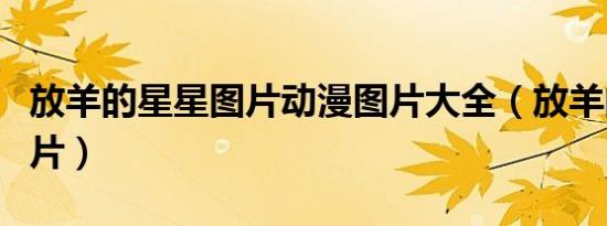 放羊的星星图片动漫图片大全（放羊的星星图片）