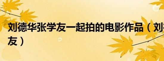 刘德华张学友一起拍的电影作品（刘德华张学友）