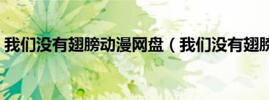 我们没有翅膀动漫网盘（我们没有翅膀动漫）