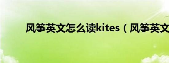 风筝英文怎么读kites（风筝英文）