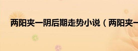 两阳夹一阴后期走势小说（两阳夹一阴）