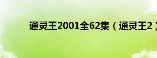通灵王2001全62集（通灵王2）