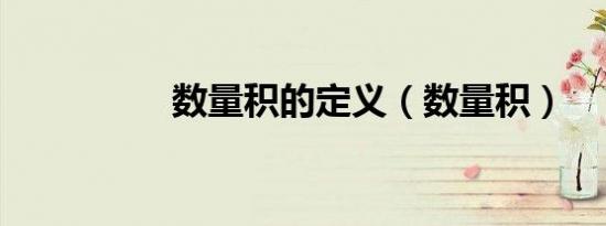数量积的定义（数量积）
