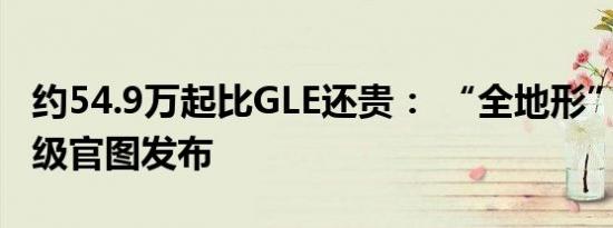 约54.9万起比GLE还贵： “全地形”版奔驰E级官图发布