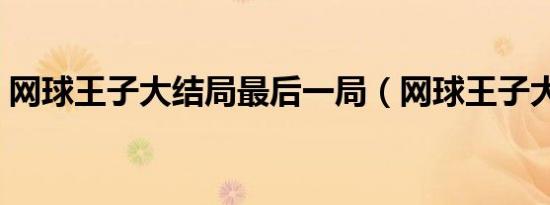 网球王子大结局最后一局（网球王子大结局）