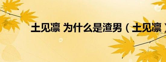 土见凛 为什么是渣男（土见凛）
