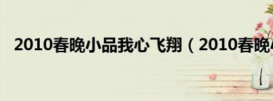 2010春晚小品我心飞翔（2010春晚小品）