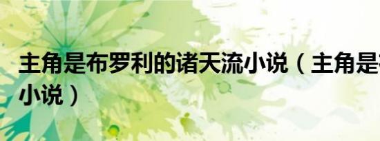 主角是布罗利的诸天流小说（主角是布罗利的小说）