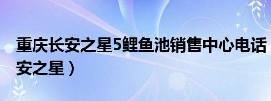 重庆长安之星5鲤鱼池销售中心电话（重庆长安之星）