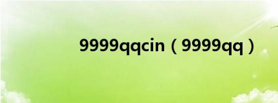9999qqcin（9999qq）