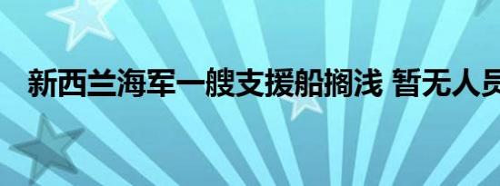 新西兰海军一艘支援船搁浅 暂无人员伤亡
