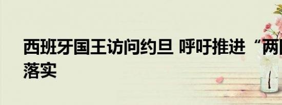 西班牙国王访问约旦 呼吁推进“两国方案”落实