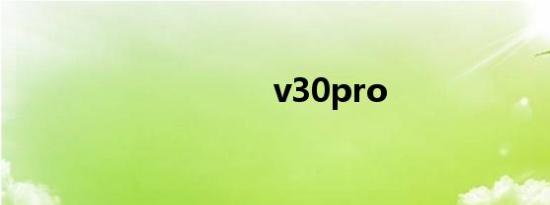 v30pro