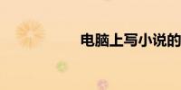电脑上写小说的软件