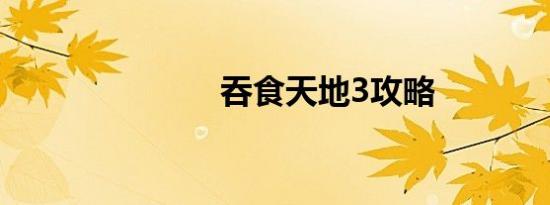 吞食天地3攻略