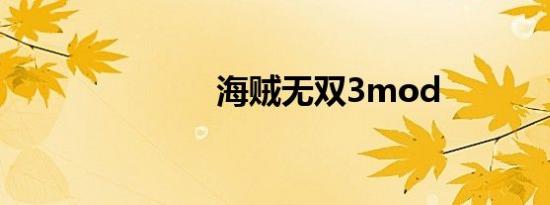 海贼无双3mod