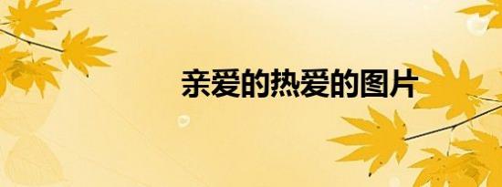 亲爱的热爱的图片