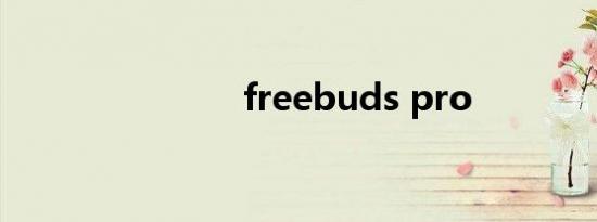 freebuds pro