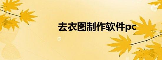 去衣图制作软件pc