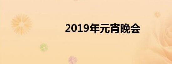 2019年元宵晚会