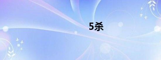 5杀